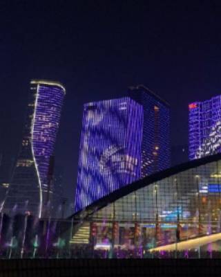 杭州钱江新城灯光秀